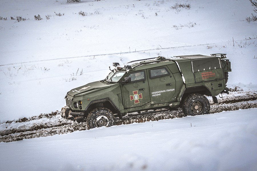 Нацгвардия испытала новый бронеавтомобиль