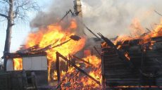 На пожаре под Харьковом погибла женщина