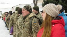 На Харьковщине сформирована первая в этом году группа контрактников для армии