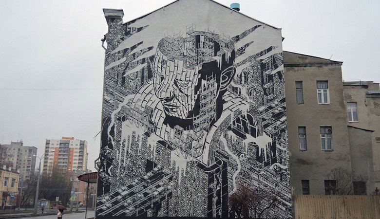 Харьковский мурал вошел в число лучших произведений уличного искусства в мире