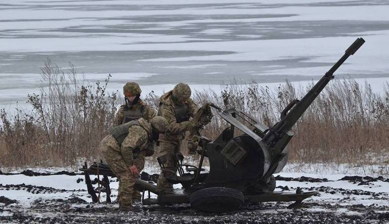 На Донбассе 17 февраля оккупационные войска 12 раз обстреляли позиции ВСУ