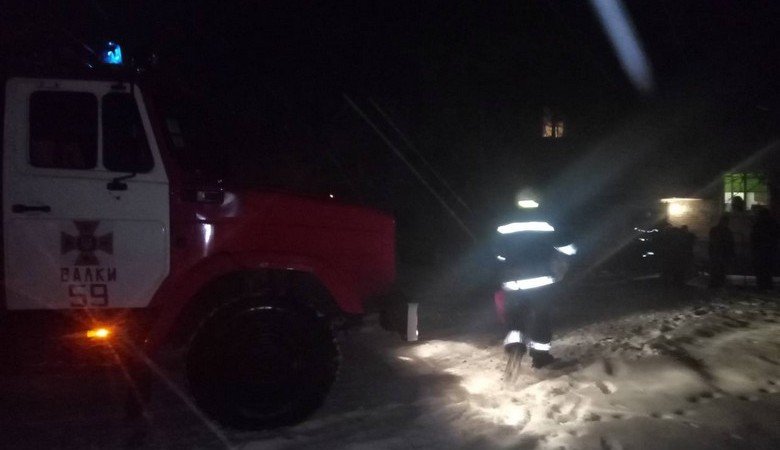 Пожар под Харьковом унес жизни двух человек, еще трое госпитализированы (ФОТО)