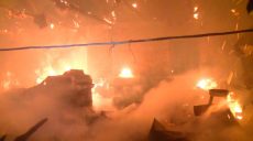 На Харьковщине сгорел деревообрабатывающий цех (Фото, Видео)