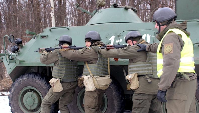 В Слобожанской бригаде прошли боевые стрельбы
