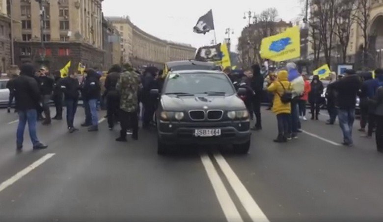 В центре Киева стартовала акция за доступное растаможивание автомобилей