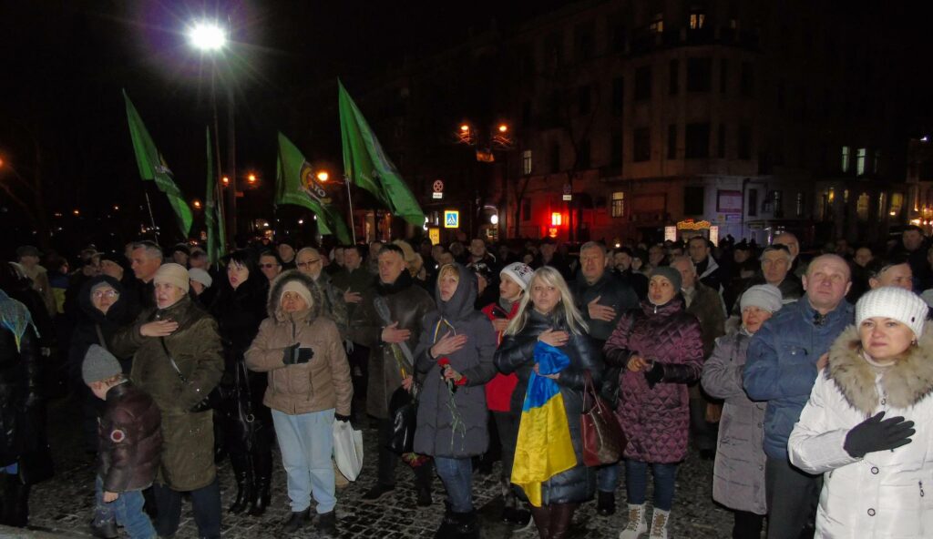 В Харькове прошел митинг-реквием в память погибших на Евромайдане (ФОТО)