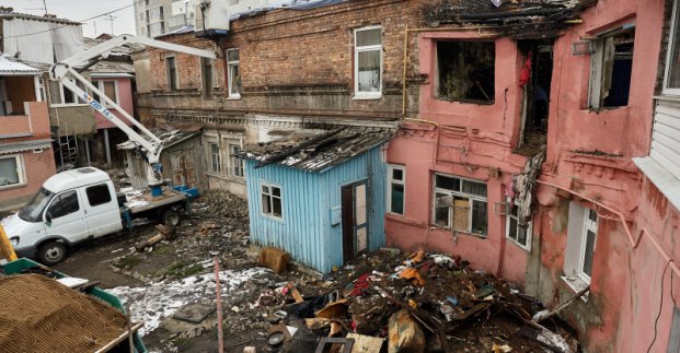 Сгоревший жилой дом в Плетневском переулке пытаются восстановить