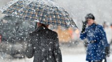 13 февраля в Харькове снег