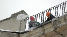 Наибольший риск попасть под сосульку — в Киевском, Шевченковском и Московском районах