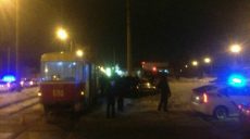 На Шевченко в ДТП попали трамвай и «Ланос»