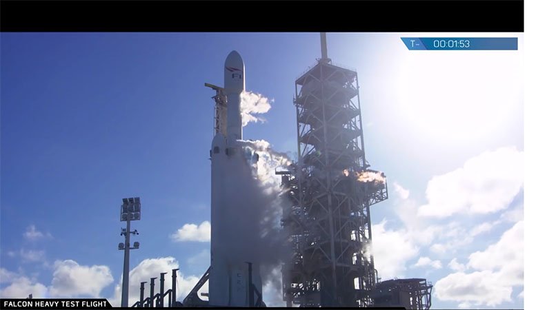 Украинцы участвовали в запуске «марсианской» ракеты Илона Маска Falcon Heavy (ФОТО, ВИДЕО)