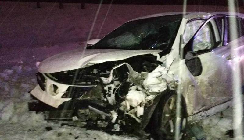 На Окружной столкнулись Hyundai Elantra и Toyota Rav 4 (Фото)