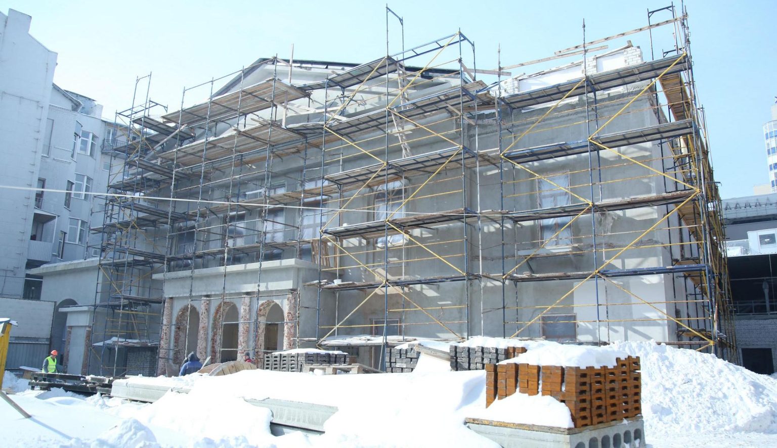 Реконструкцию филармонии планируют завершить к 2019 году (ВИДЕО)