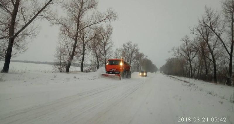Ситуация на дорогах Харьковщины на утро 22 марта (Видео)