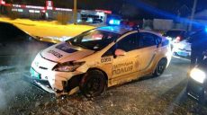 Госпитализированы патрульные, пострадавшие в ДТП на Акадeмика Павлова
