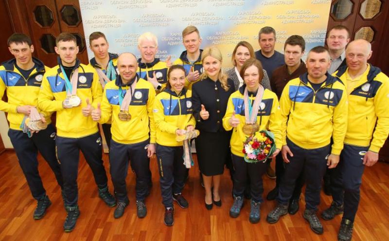 Светличная и спортсмены обсудили вопросы развития паралимпийского движения на Харьковщине