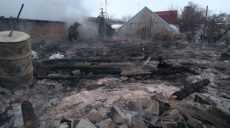 Под Харьковом сгорел жилой дом (Фото)