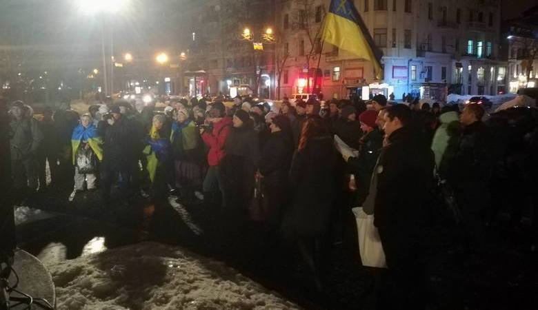 В день рождения Шевченко в Харькове снова собрался Евромайдан (ФОТО)