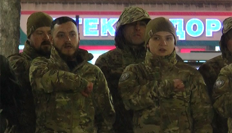 Харьковские активисты отметили годовщину событий на Рымарской (ВИДЕО)