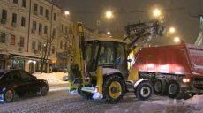 Как ликвидировали последствия снегопадов в Киеве (ВИДЕО)