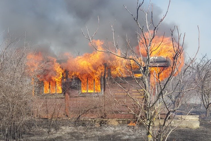 За сутки на Харьковщине выгорело 12 га сухостоя (Фото)