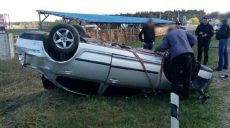 На Окружной перевернулась Skoda (Фото)
