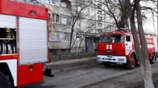 На Харьковщине погасили пожар в 9-этажке