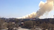 Потушен пожар, дым от которого был виден в районе Харьковского аэропорта