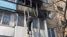 На Героев Сталинграда произошел пожар в многоэтажке