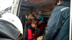 В Харькове на пожаре спасли 3 детей (Фото)