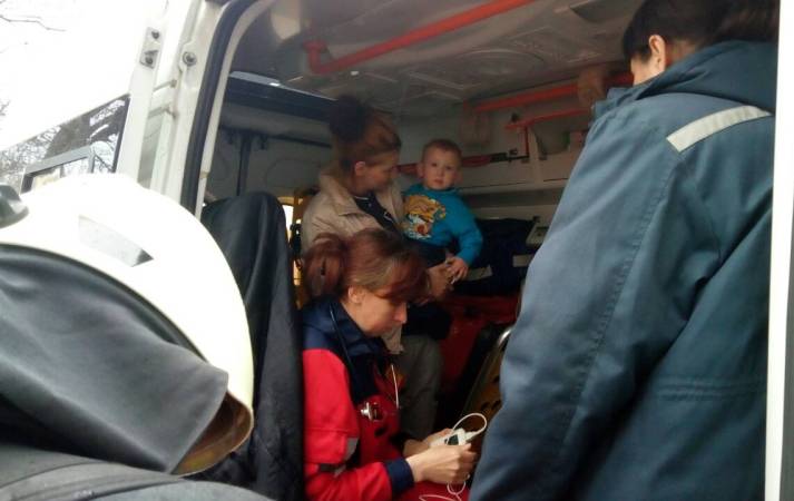 В Харькове на пожаре спасли 3 детей (Фото)