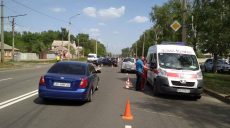 В Харькове иномарка врезалась в «скорую»