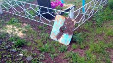 В Первомайском мужчина разворотил несколько могил