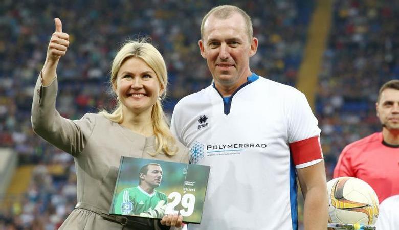 На «Металлисте» состоялся прощальный матч Александра Горяинова