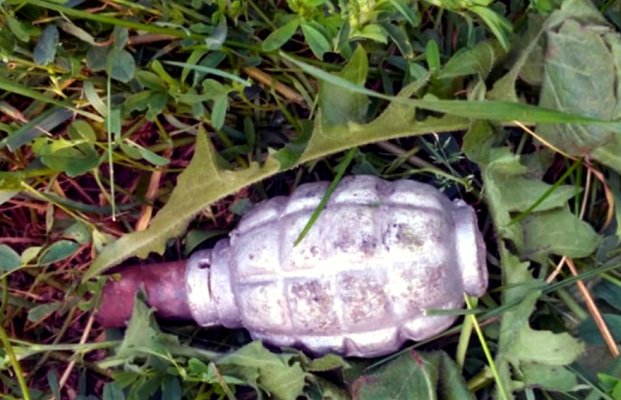 Граната, найденная возле дома в Киевском районе, оказалась ненастоящей