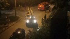 Ночной пожар на Салтовке: пострадала женщина (ФОТО)