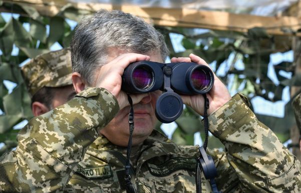 Президент Украины о необходимости миротворцев на Донбассе