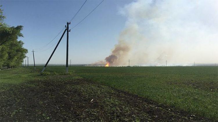 В Балаклее все еще раздаются одиночные взрывы