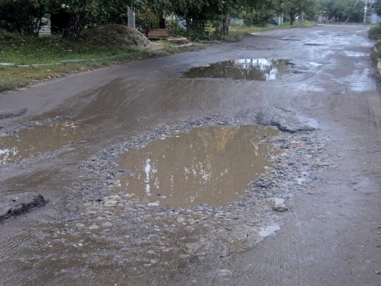 Харьковчанин предлагает чинить дороги города африканскими методами
