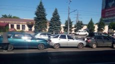 На Гагарина столкнулись три ВАЗа (фото)