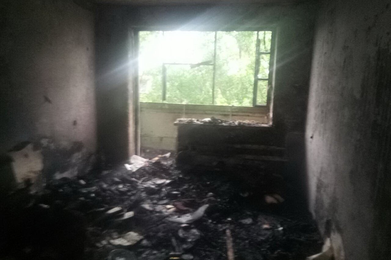 Под Харьковом на пожаре погиб мужчина (фото)