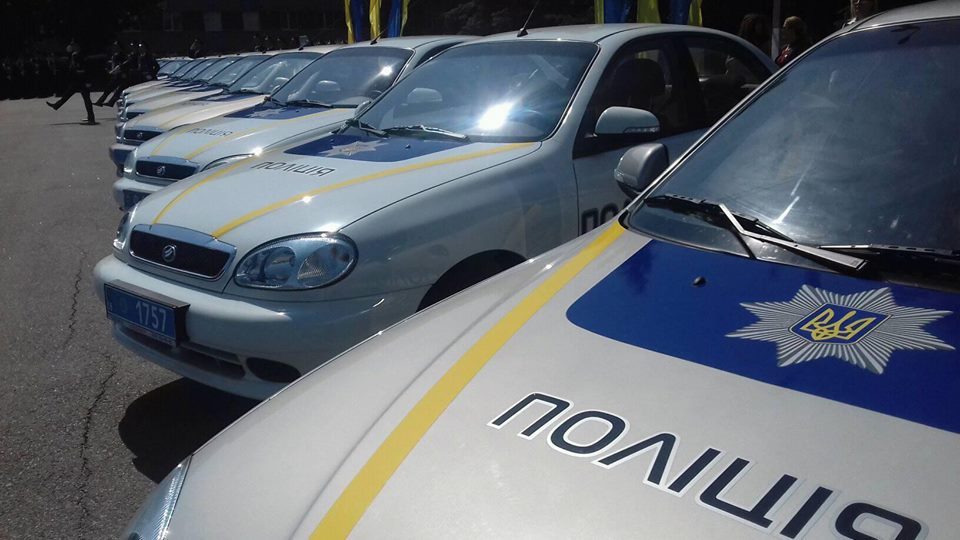 Украинские участковые уедут из Харькова на новых авто (фоторепортаж)