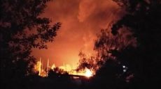Ночью под Харьковом произошло возгорание газа