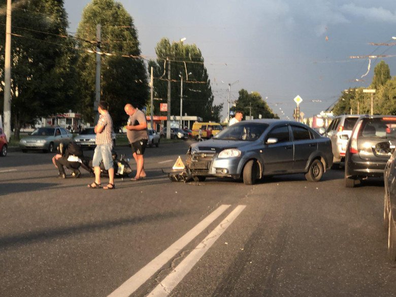 В Харькове снова сбили мотоциклиста (фото)
