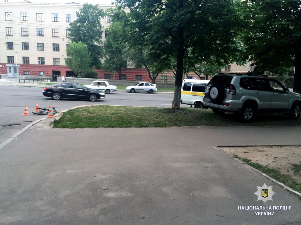 В Харькове за день попали в ДТП два велосипедиста