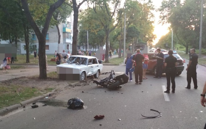 В Харькове в ДТП погибли два мотоциклиста (фото)