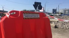 Для объезда перекрестка Шевченко — Матюшенко обустроили три участка дороги (видео)