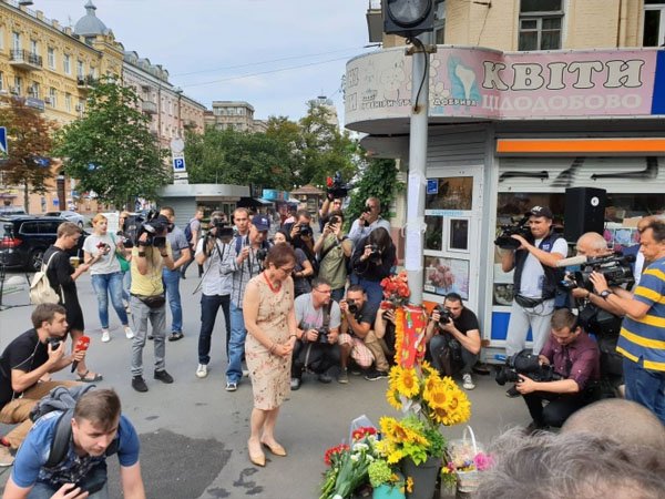 В Киеве прошла акция памяти журналиста Павла Шеремета (фото)