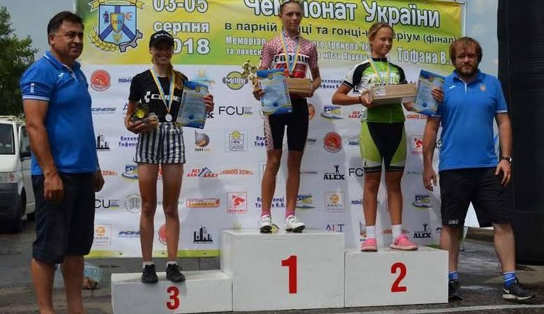 Юные харьковчане – победители чемпионата Украины по велоспорту на шоссе