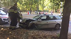 ДТП: пьяный повредил две машины и врезался в дерево (фото)